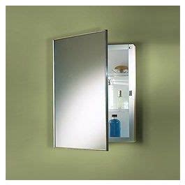 jensen 84024ssx stainless steel frame medicine cabinet 16 x 26|Jensen 84024SS 16 x 26 in. 1 Door S.